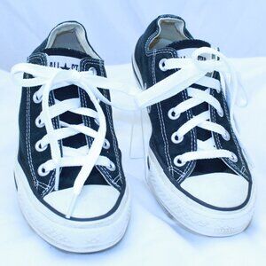 Converse Chuck Taylor All Star Unisex M 4 W 6 Black Low Top Sneakers - M9166